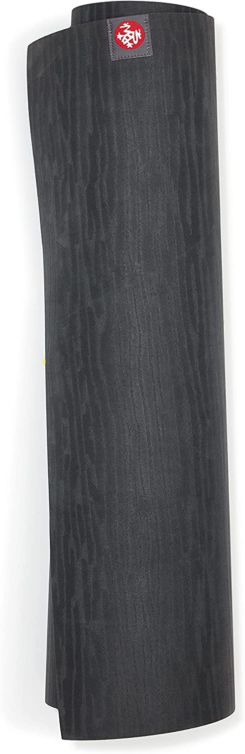Manduka eKO Yoga Mat 71" - 5mm | Natural Rubber | Eco-Friendly | Soft Textured Surface | Natural Next-to-Skin Feel | 71x 26 inches | Charcoal