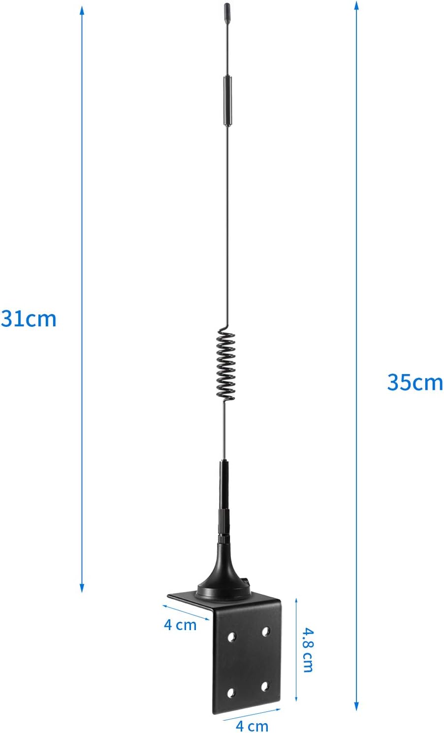 eifagur 4G 9dBi CameraPack 2, High Gain Long Range LTE Outdoor Cellular Magnetic Base Antenna Compatible with Spypoint
