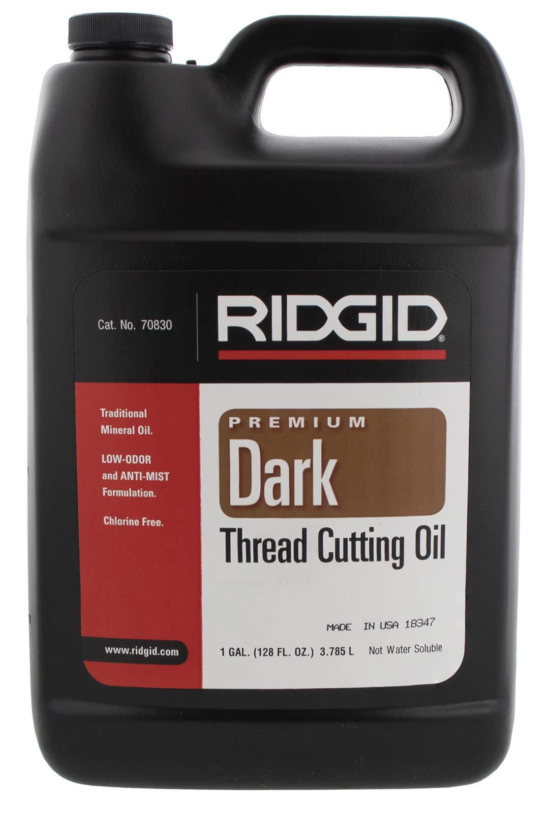 RIDGID 1224 Pipe Threading Machine 26092 with Universal Cart Die Heads Dies & Oil (Renewed)
