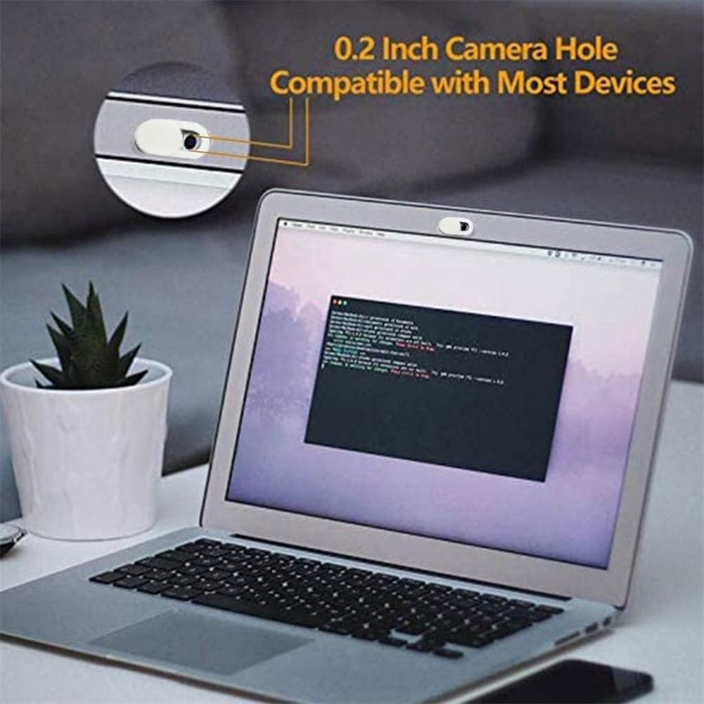 Much Hotter (6 Pack), 0.03 inch Webcam Cover Ultra Thin Laptop Camera Cover Slide for iPhone iPad MacBook Pro Computer