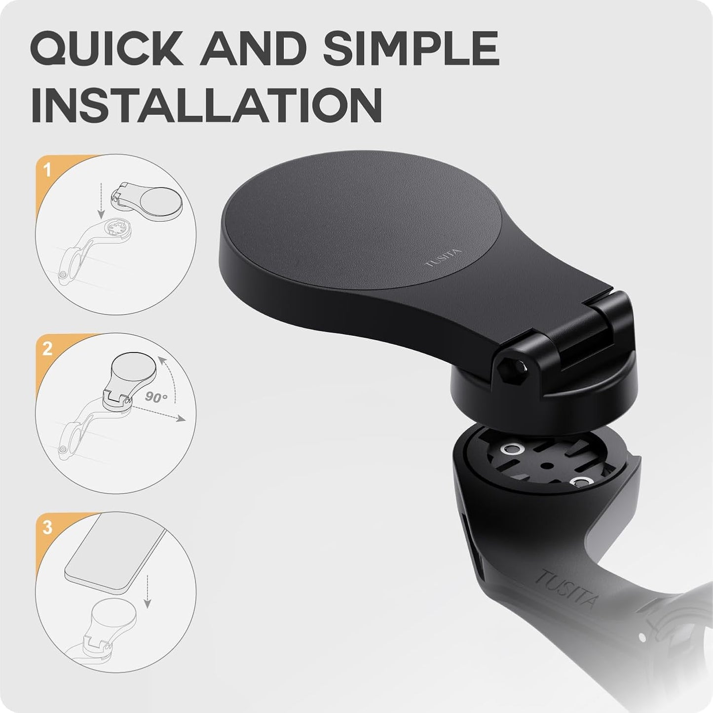 TUSITA Indoor Phone Mount Adapter for MagSafe - Compatible with Garmin