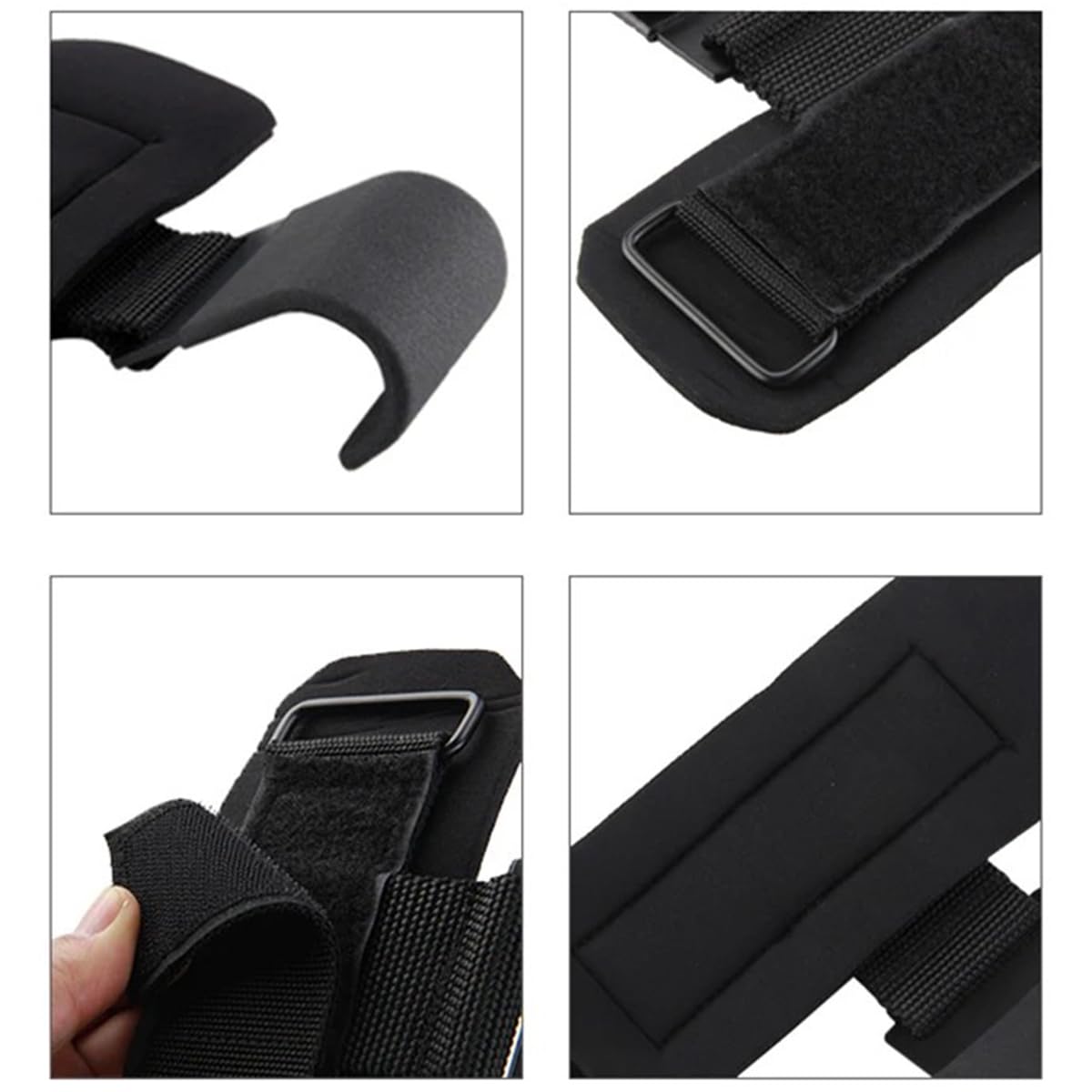 Weight Lifting Hooks Pair Heavy Duty Power Wrist Straps Hand Grip Support For Deadlifts Pull Ups for Men and Women
