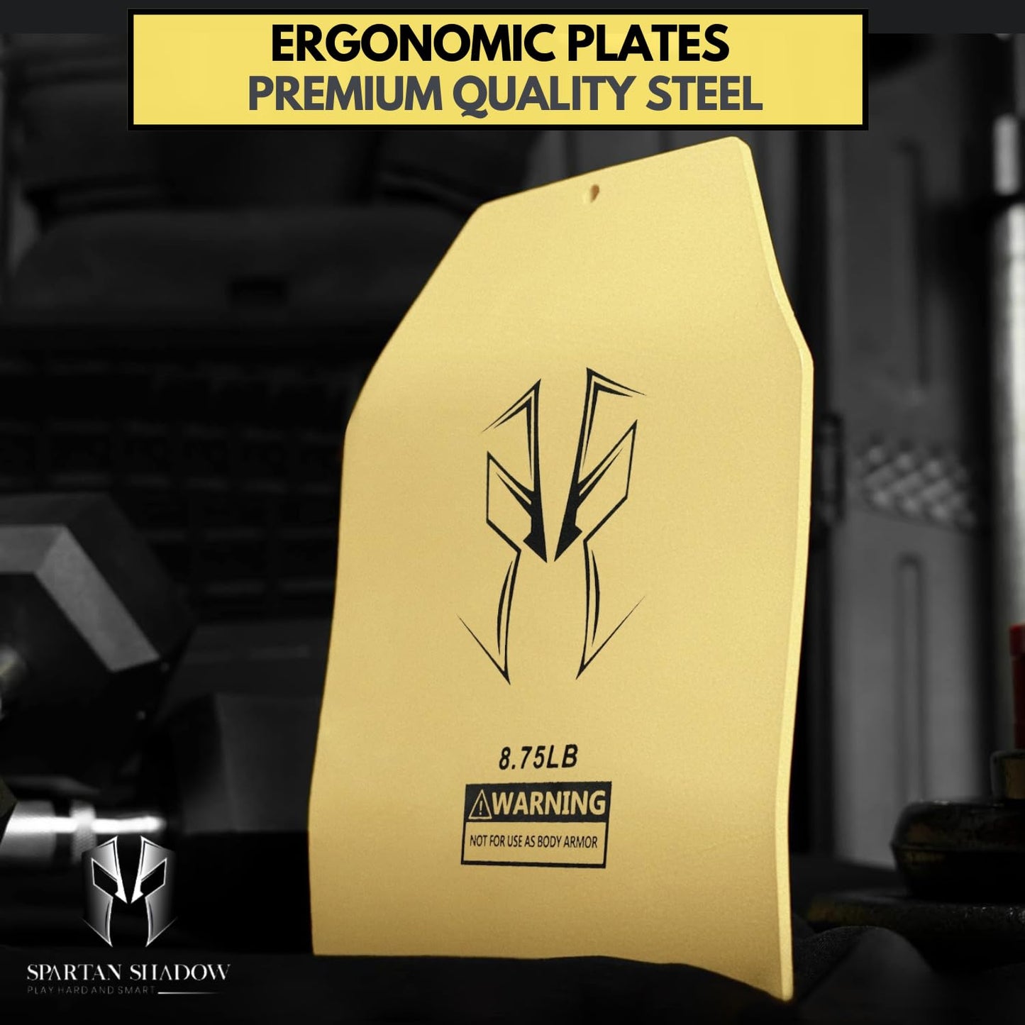 Curved Weight Vest Plates for weighted vest - 8.75LB Pairs for 20lb Weighted Vest woman and men - Contoured Ergonomic Fit - Weight Vest plates - Weighted Plates for Vest - Ruck plates - WODs, Strength Training, Running, Heavy Workouts