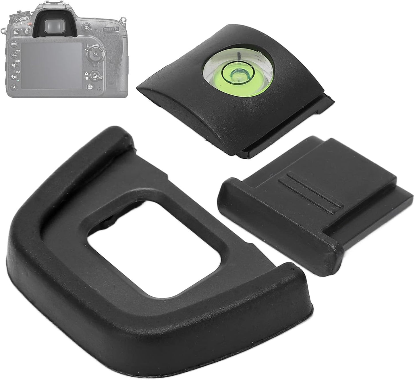 Soft Silicone Optical Viewfinder Cover with Scratch Protection for Cameras