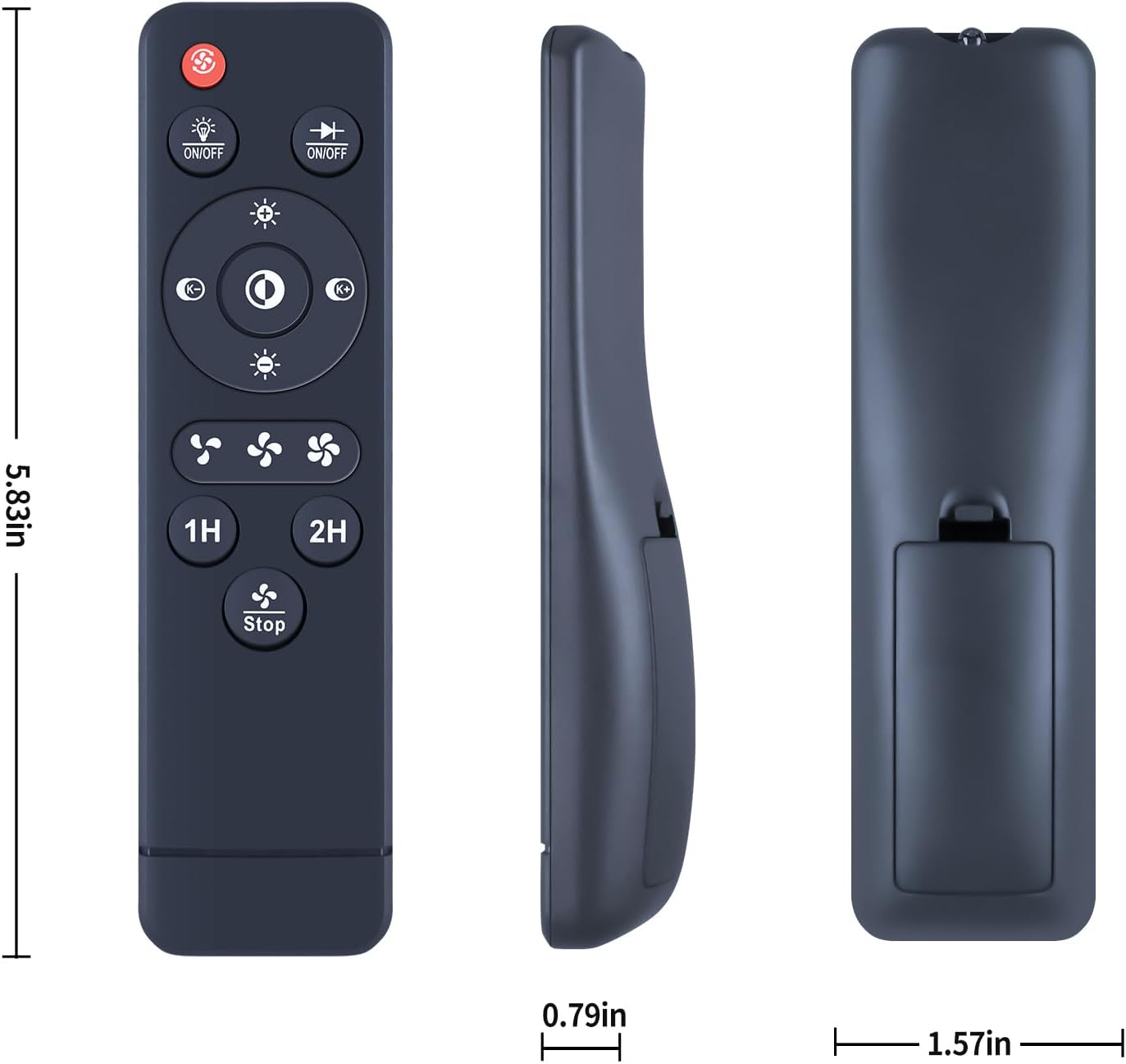 WDZP B7865 B7870-RGB B7611-RGB New Fan Replacement Remote Control Applicable for Mpayel Ceiling Fan Light