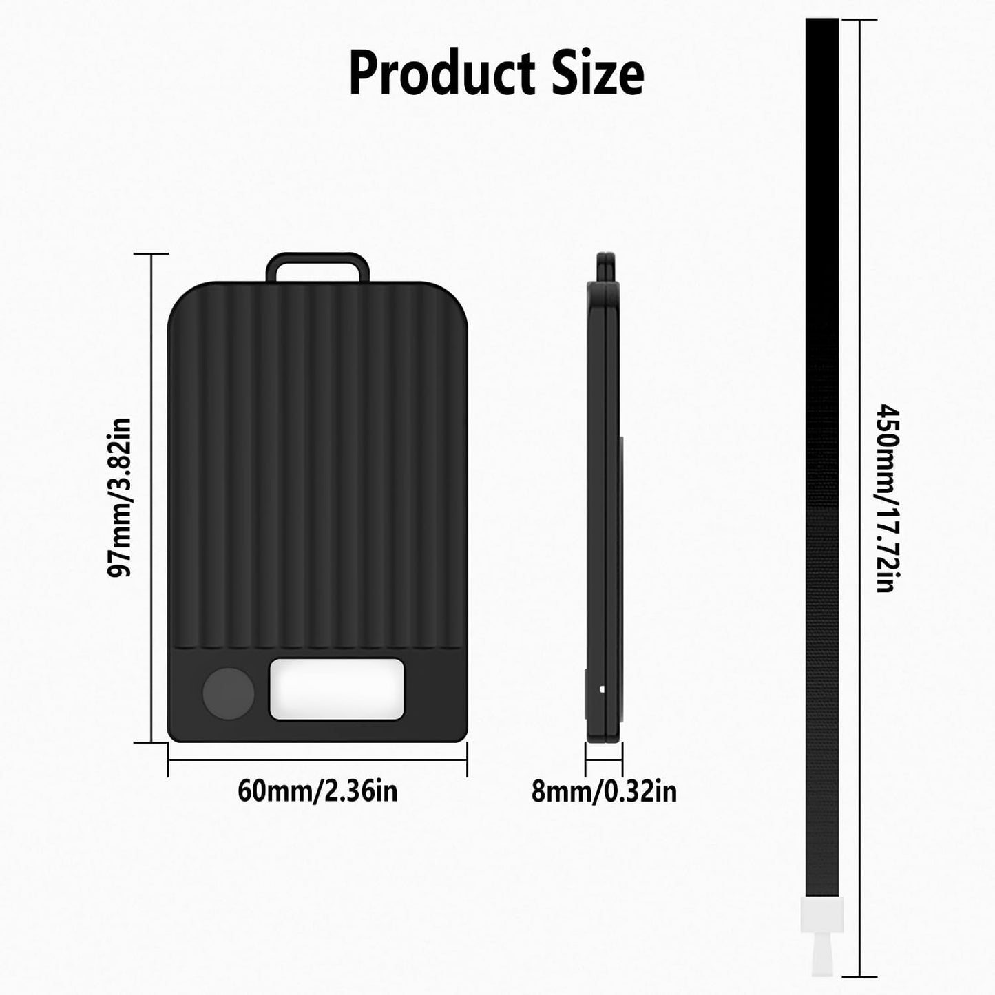 Geiomoo 2025, PC Case for Plaud Note Pro AI Voice Recorder Flexible Scratch Resistant Protective Cover (Black)