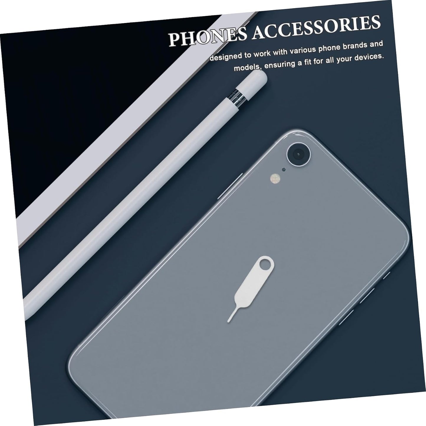 500pcs Veemoon Mobile Phone Card Removal Needle Sim Card Ejector Tool Sim Card Tool Sim Eject Pin Phone Sim Remover Sim