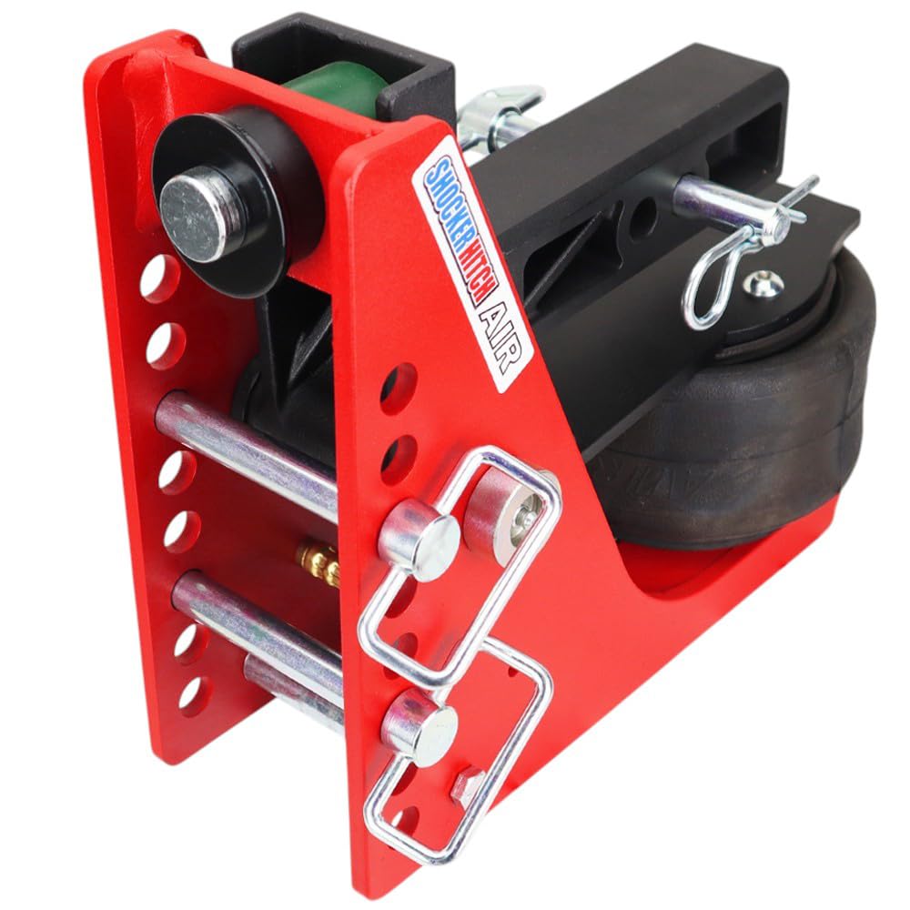 Shocker Air Hitch & Combo Ball (2" & 2-5/16" Balls), Fits 2" Hitch Chrome Combo 2" & 2-5/16" Balls
