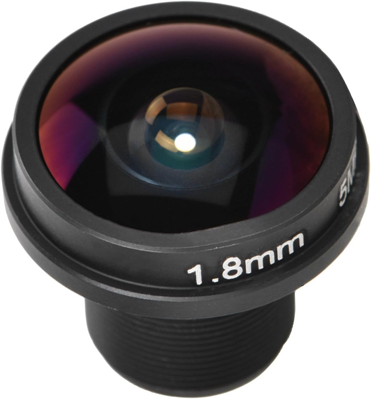 GEERYZHE 1.8mm 180 5MP 1/3inch 1/4inch Fisheye Lens Thread Wide Angle CCTV Camera Lens, HD for Surveillance, Compatible
