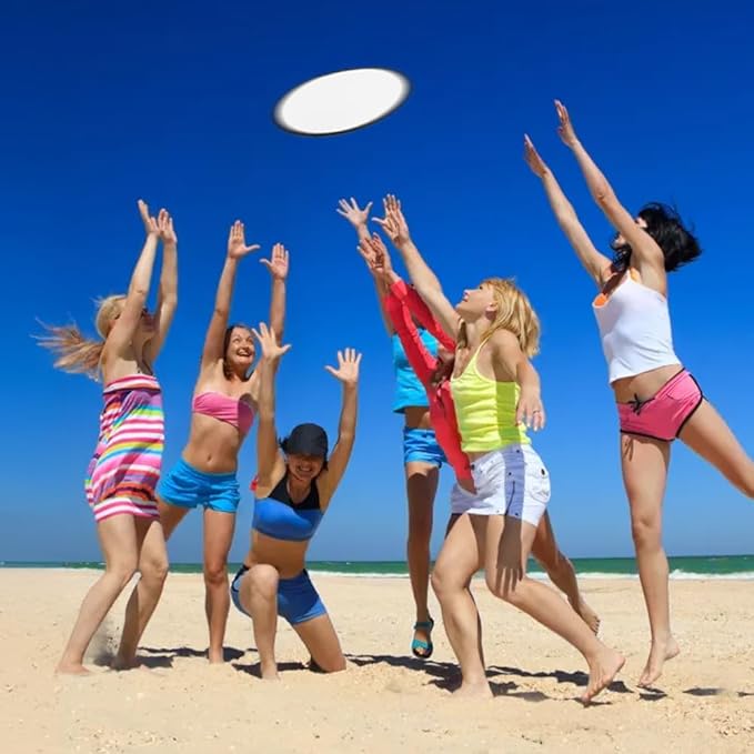 Foldable Flying Disc or Fan Folding Pocket Discs Set Folding Flying Beach Party Favors for Teens Summer Outdoor Activity Flying Fan for Birthday Party Halloween Christmas