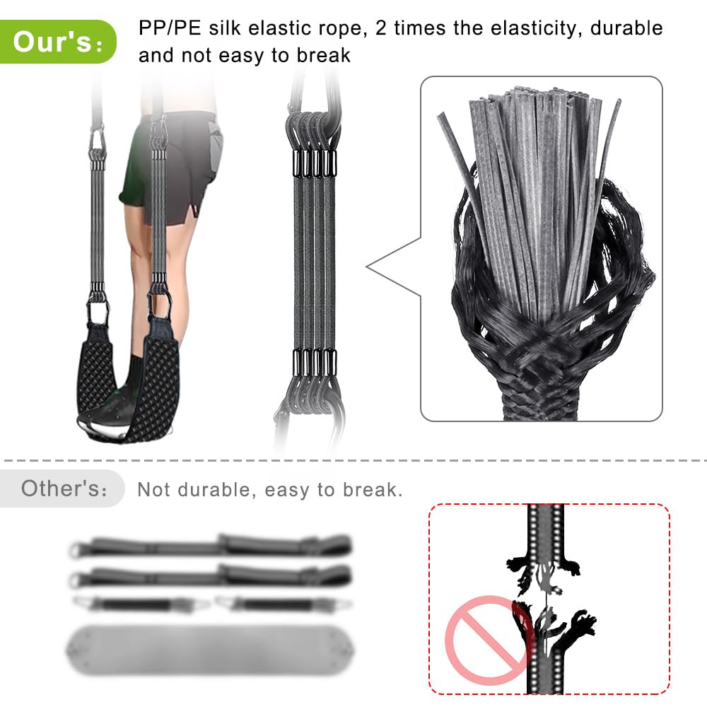Kipika Pull Up Bands with Dip Belt - Adjustable Resistance for Chin Ups, Body Stretching & Strength Training - Heavy Duty Elastic Straps & Metal Chain Suitable for Home Gym Workout