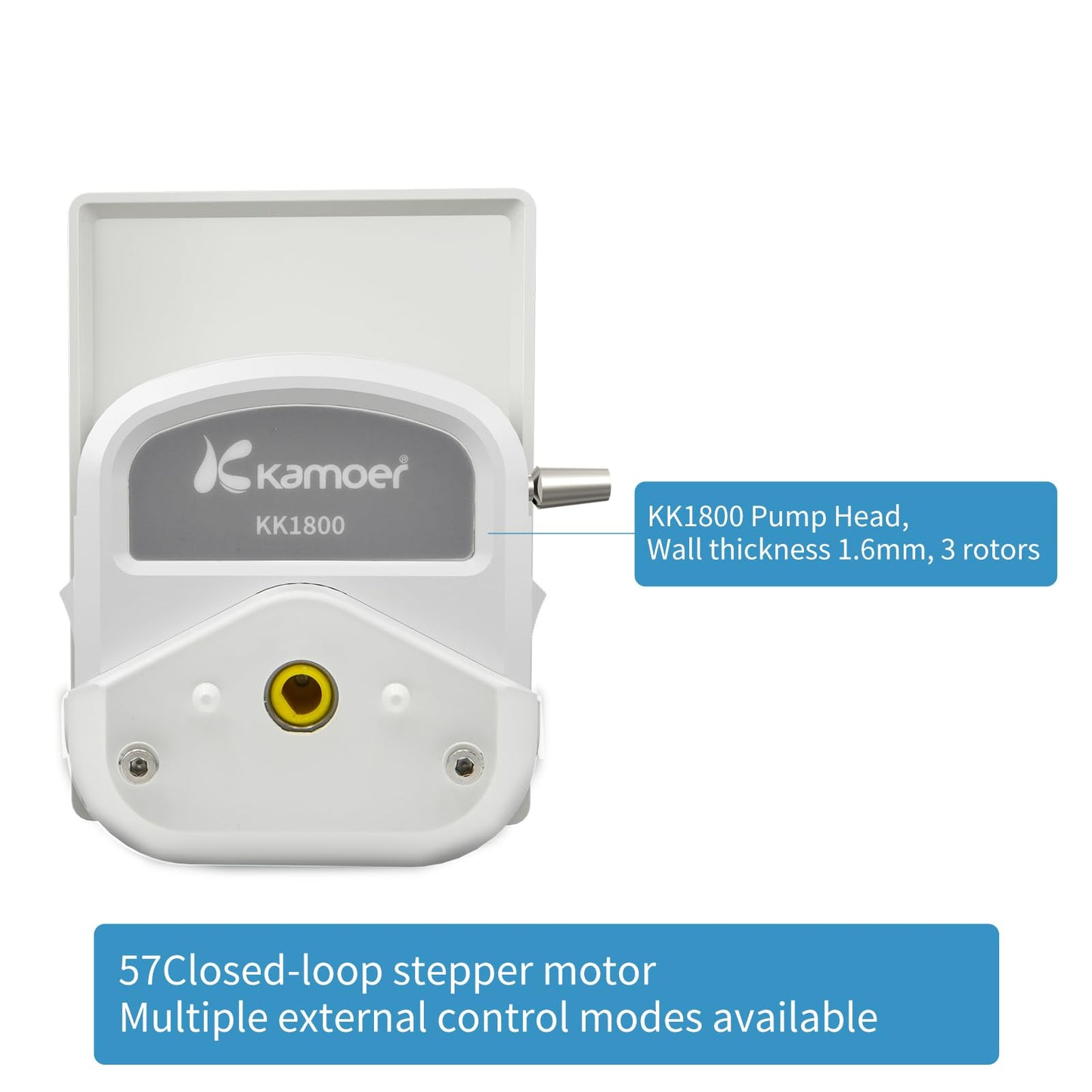 Kamoer BT100K Peristaltic Pump 24V 650ml/min High Flow Pump (650, Milliliters Per Minute)