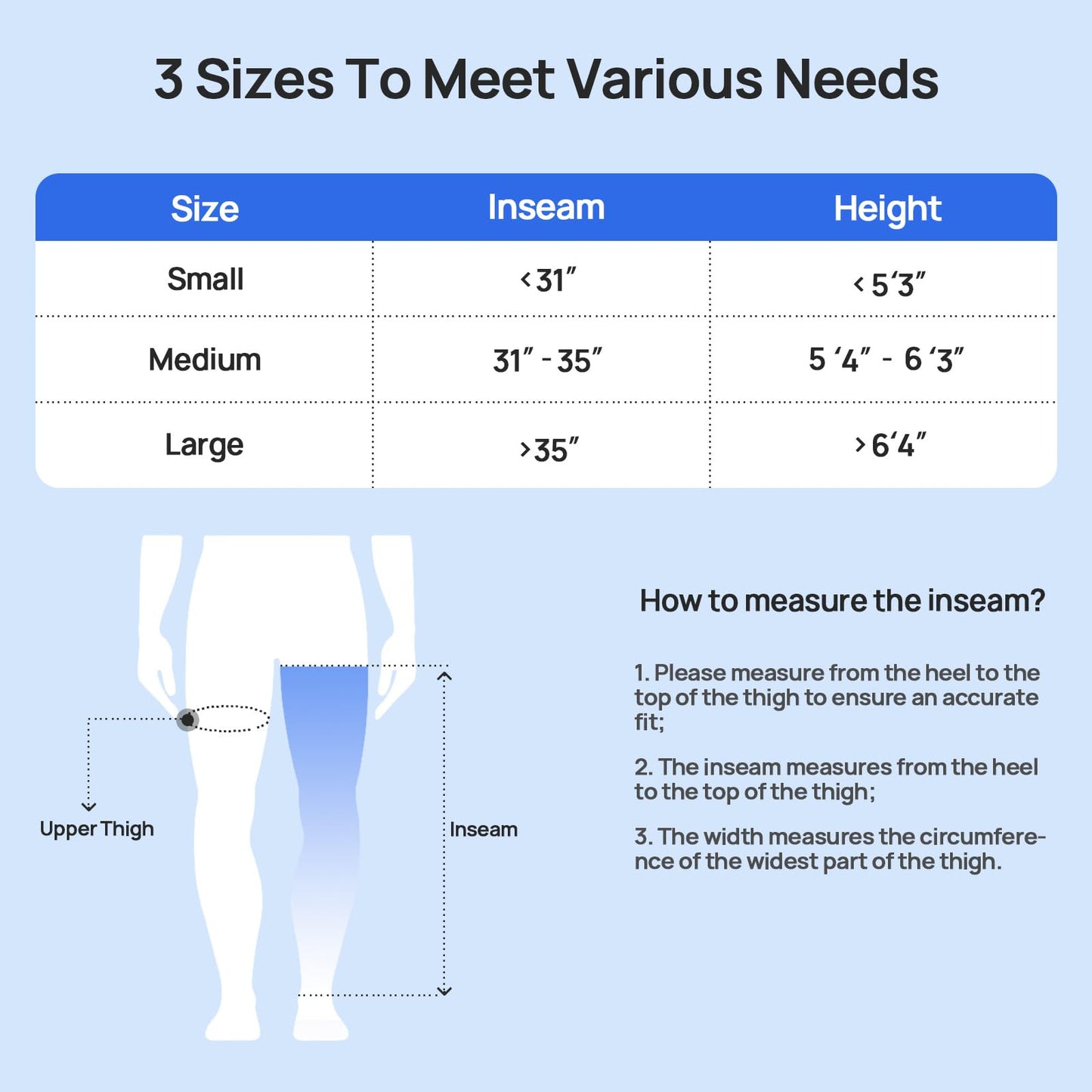 beoka Leg Massager for Circulation and Pain Relief, Leg Recovery System for Fast Recovery, Cordless Air Compression Boots with 3 Modes 5 Intensities for Athletes Runners and Travelers-Plus M