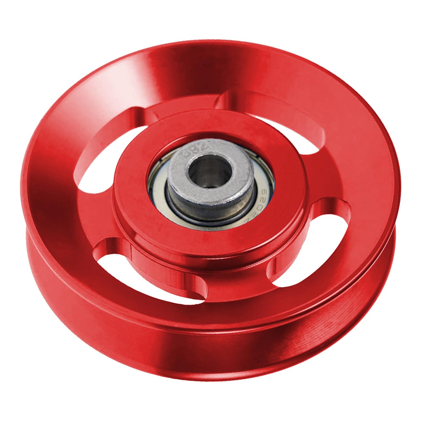 Topfinder Aluminium Alloy Gym Pulley 90 mm (1, Red)