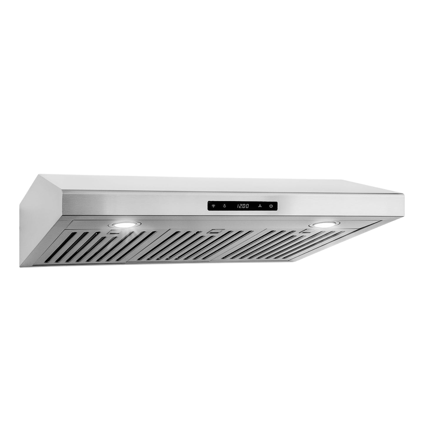 COSMO COS-KS6U30 30 in. Haven Collection 500 CFM Ducted Under Cabinet Range Hood, Touch Controls, LED Lights, Stainless Steel