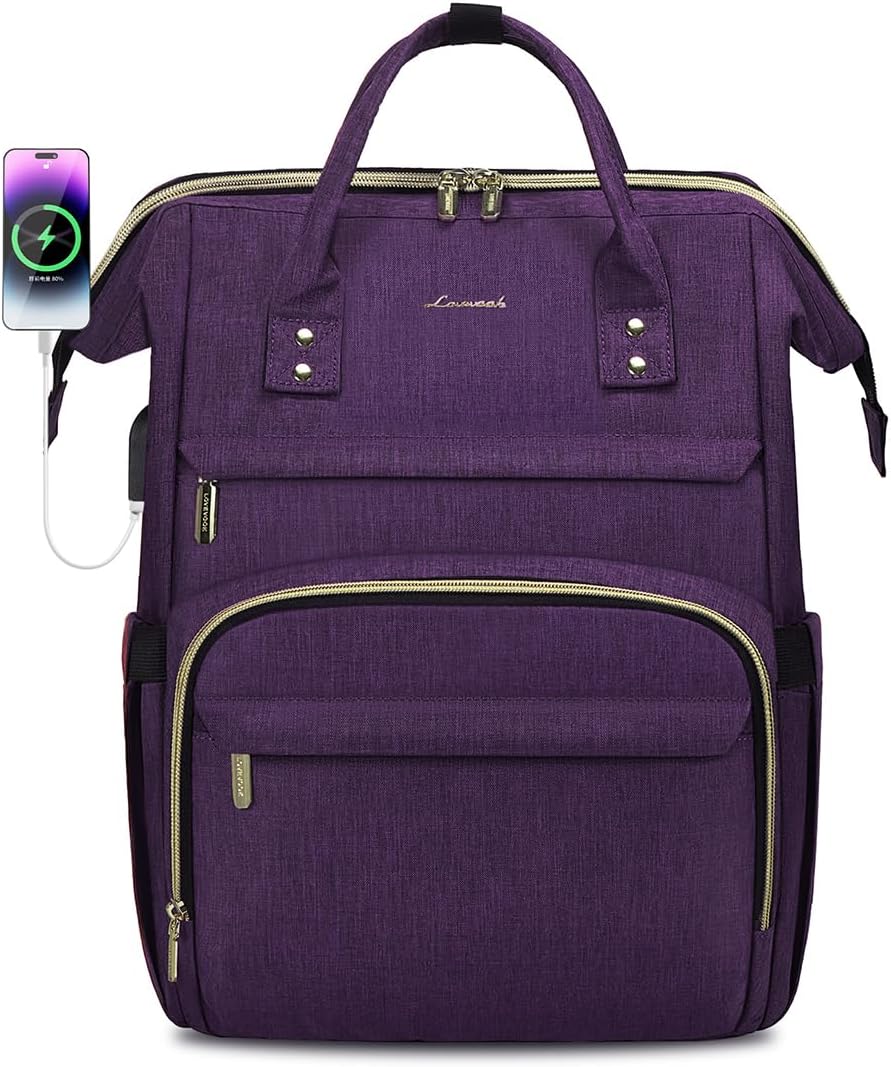 Backpack Women,17 Inch Backpack Backpack,Waterproof Pack LOVEVOOK Laptop for Professional Womens Travel Purse Computer