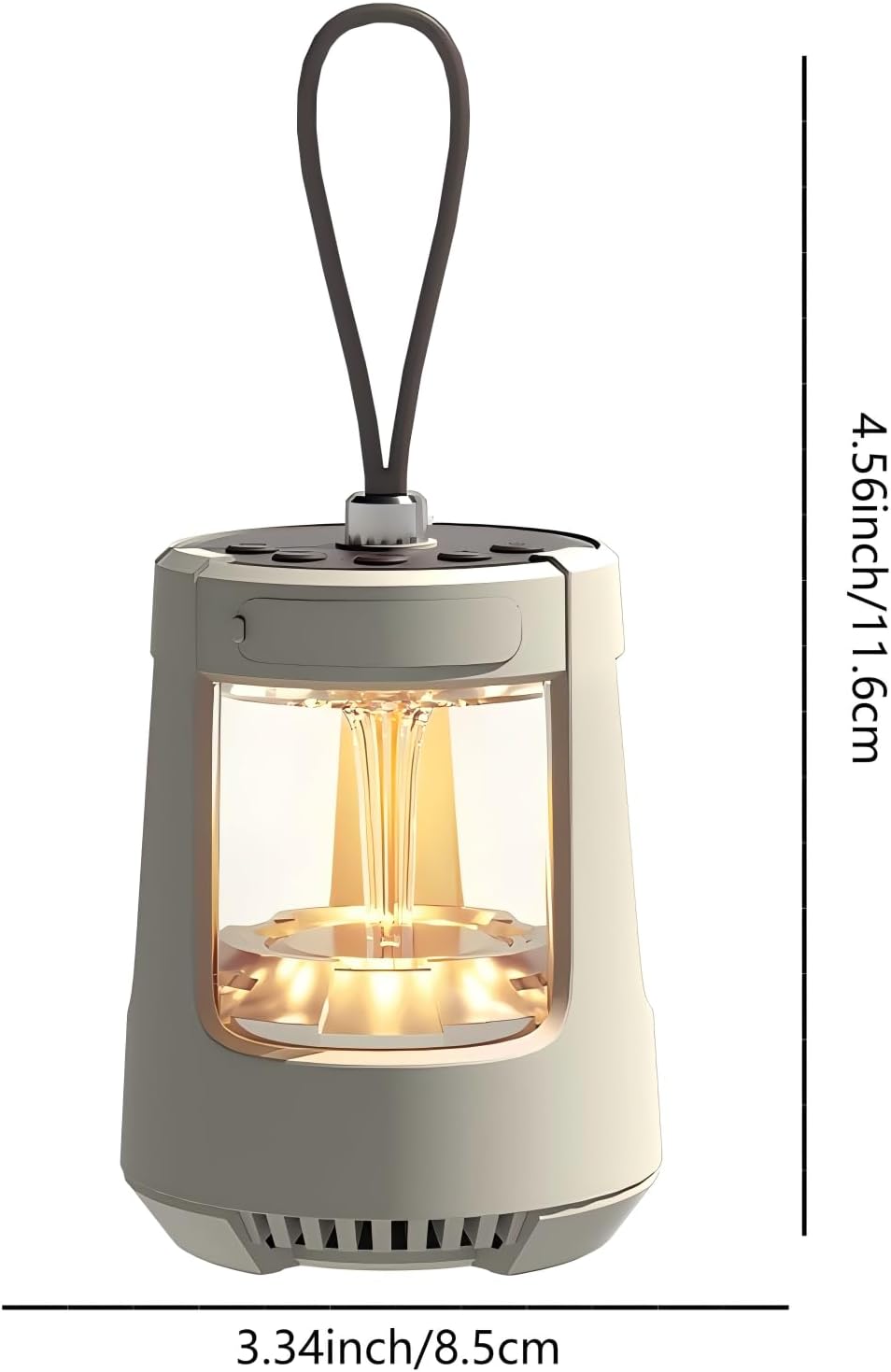 Fyruzella Speaker360 IPX5 Outdoor Bluetooth Speaker with Camping Lantern, TF Card RGB Lights, Waterproof, Applicable