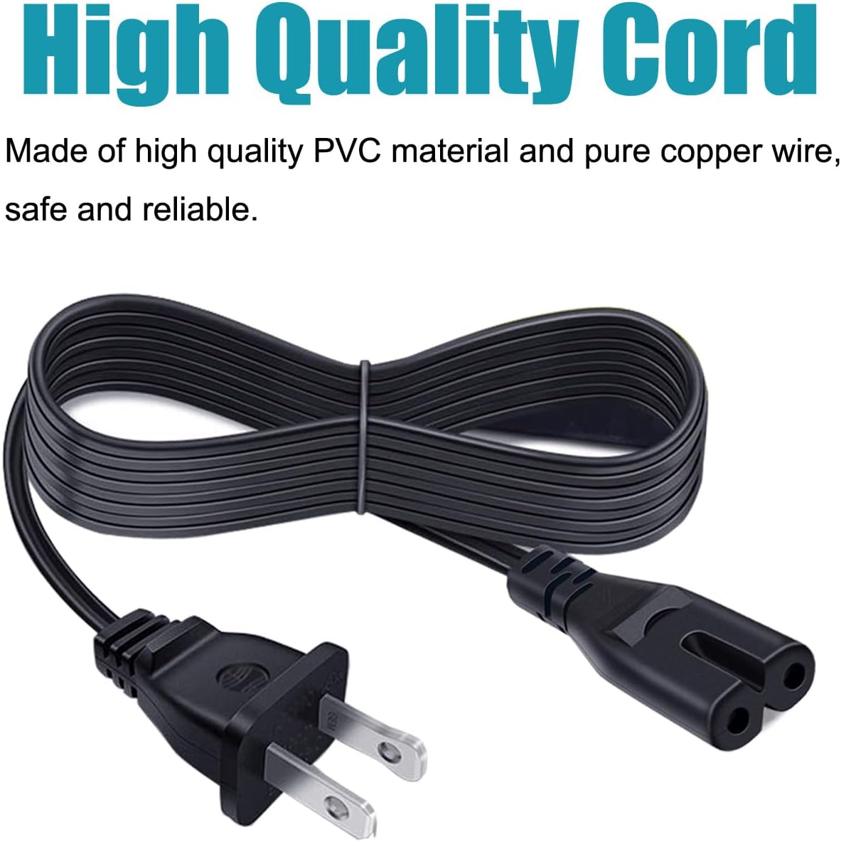 Saireed 32 inch 40 42 43 48 50 55 60 65 75 inches 55FS4610R 32S4610R 50FS3800 55FS4690 40FS3800 8ft 2 C7 Power Cord