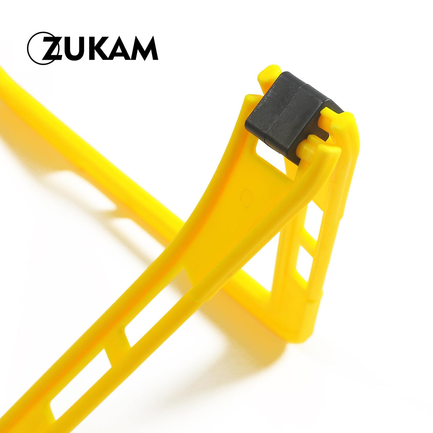 ZUKAM Hex Agility Rings for Speed Training & Agility Footwork Training Speed Hurdles Ladder (6 Ring)