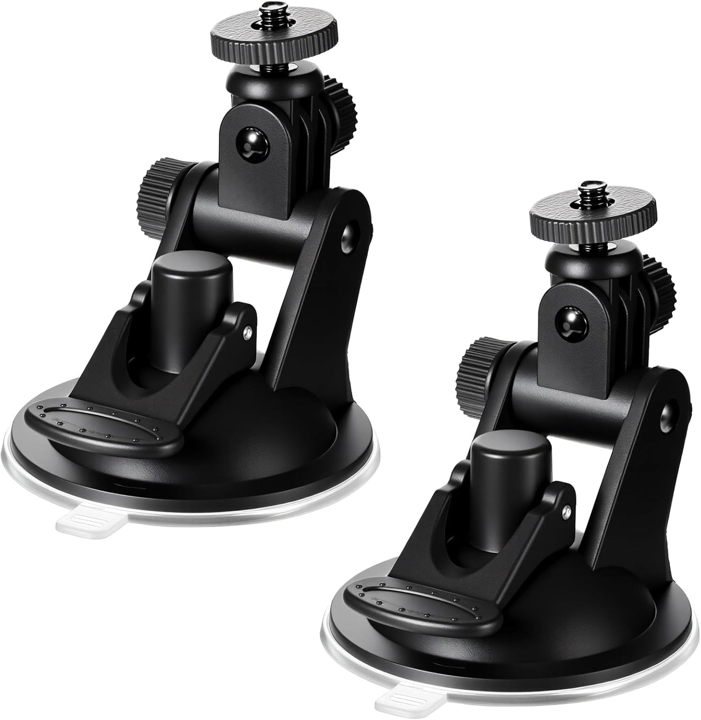 Qulkws 2PCS Dash Cam Suction Cup Mounts, Car Camera Mount, Windshield and Dashboard Suction Cup Mounts, Camera Mount