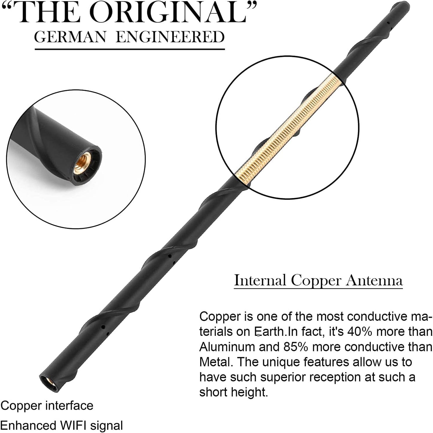 BASIKER 16 Inch 1995-2026, Antenna for Toyota Tundra Tacoma FJ Cruiser Antenna Replacement Car Truck Toyota Tundra