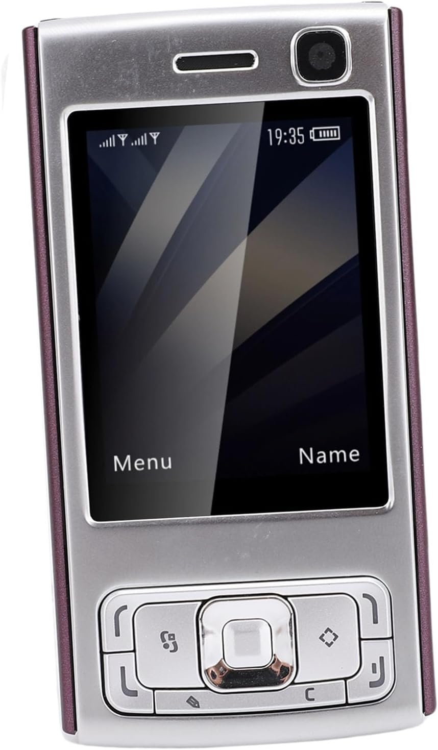 2G 2.0 Inch 1000mAh MP3 MP4 GOWENIC Unlocked Slider Phone, GSM Mobile Phone Screen Battery Dual SIM Player with Loud