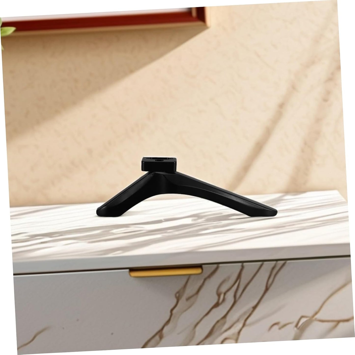 Garneck 1pair Setup Adjustable Tv Stand Mount Legs Versatile Tabletop Pedestal Bracket for Home Office Use Sturdy