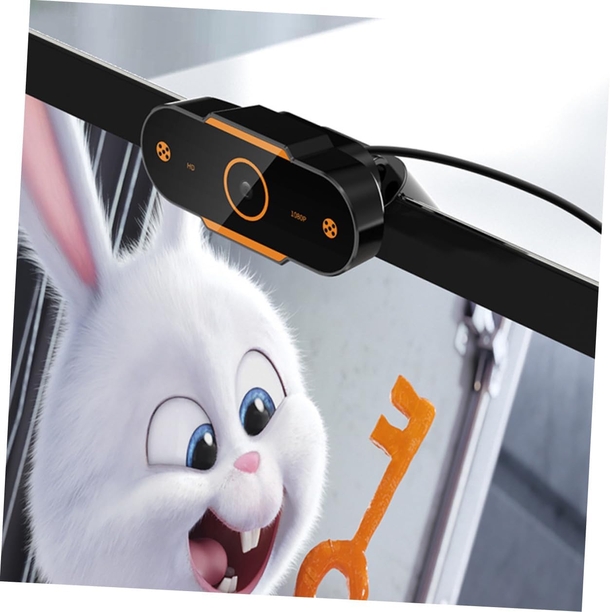 CONGARTENO 1080p 5v USB Webcam with Built-in Microphone, Automatic Focusing Web Camera for Live Streaming and Video