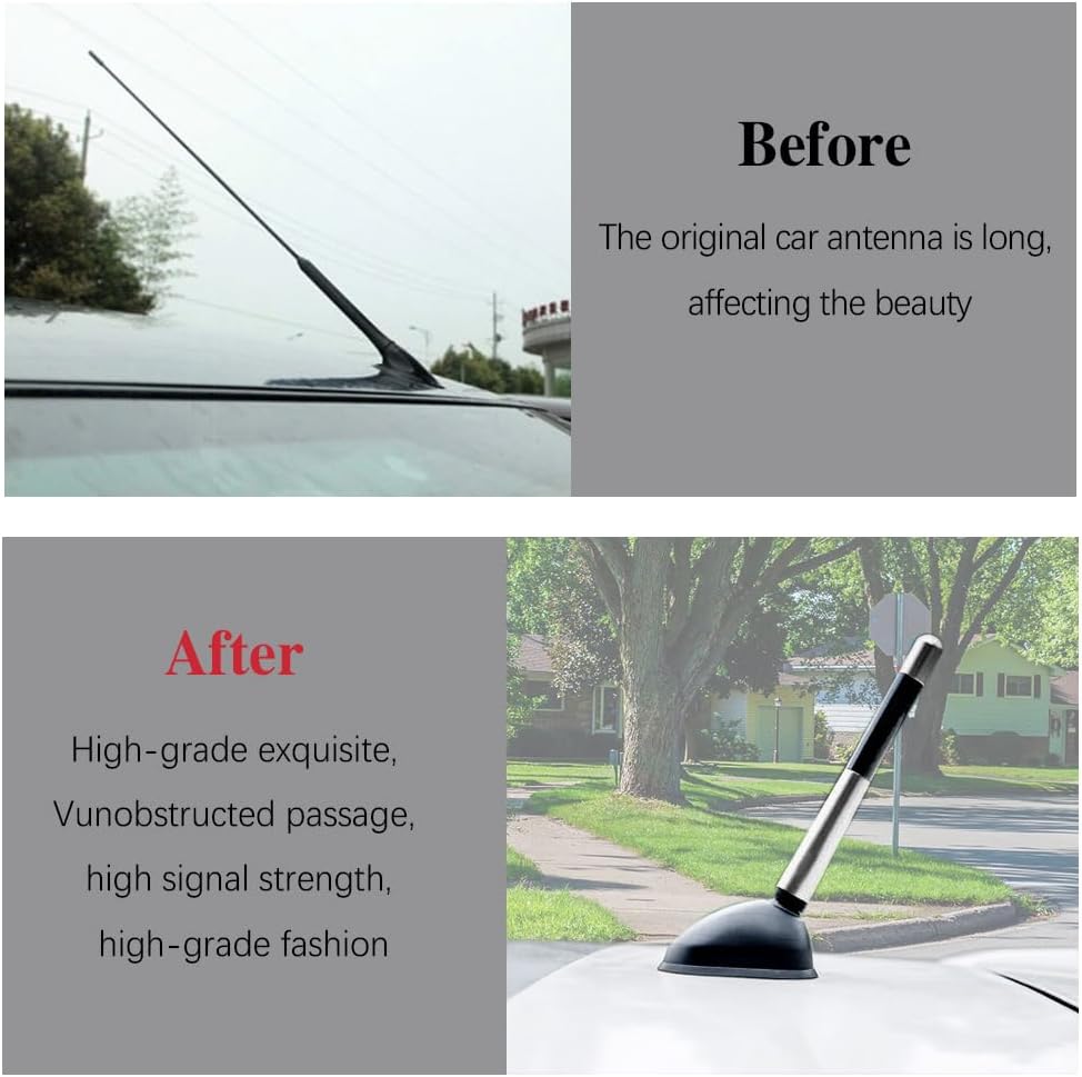 HAOBO 4.7 Inch F150 Car Antenna, Antenna for Truck, RV Accessories Car Audio & Video Antennas, Universal Car