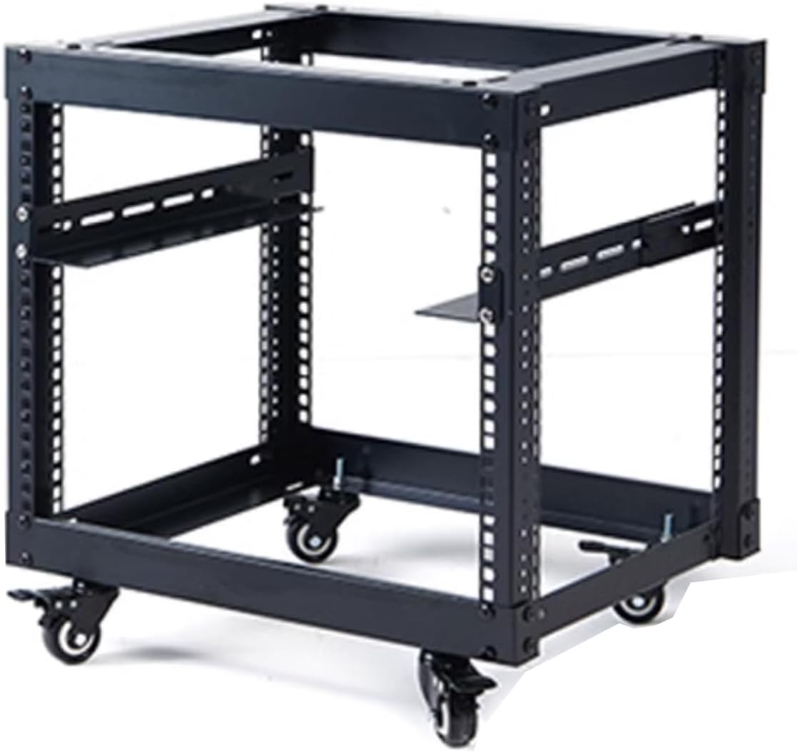 Suprwin 1U 4-Post 17"-27.9" Depth,110 Lbs Server Rack Rails, Universal Rack Mount Rails Fit for Dell Compaq Hp IBM APC