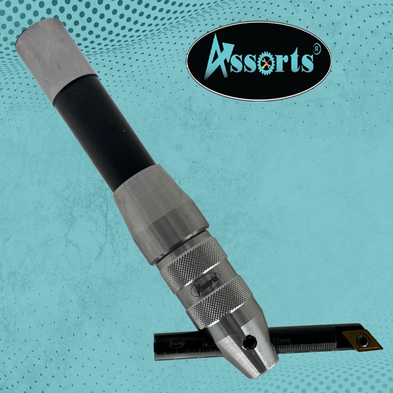 Assorts New Fly Cutter with R8 7/16 UNF Drawbar Shank, indexable Boring bar, 10 PCS Inserts (DCMT 11 T304), T-15 Key & Plastic case. Ideal for Facing & Boring. Watch The Working Video for Details