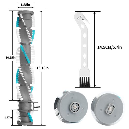 LAOYE Brush Roll Replacement for Bissell 2191 2191U 2191X 1700 17003 17004 1701 1739 1739R 1240 12401 12B1 PowerForce Helix (Turbo) Upright Vacuum Series, Replace Parts 2038072