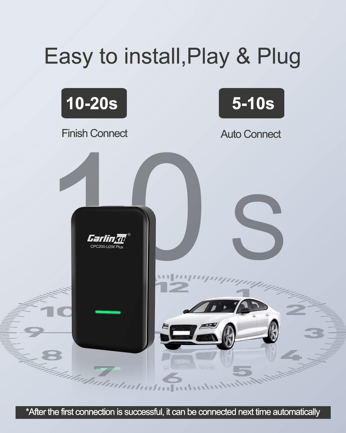 Carlinkit 3.0 2015 2026), Wireless CarPlay Adapter USB for Factory Wired CarPlay Cars (Model Year: to Wireless CarPlay