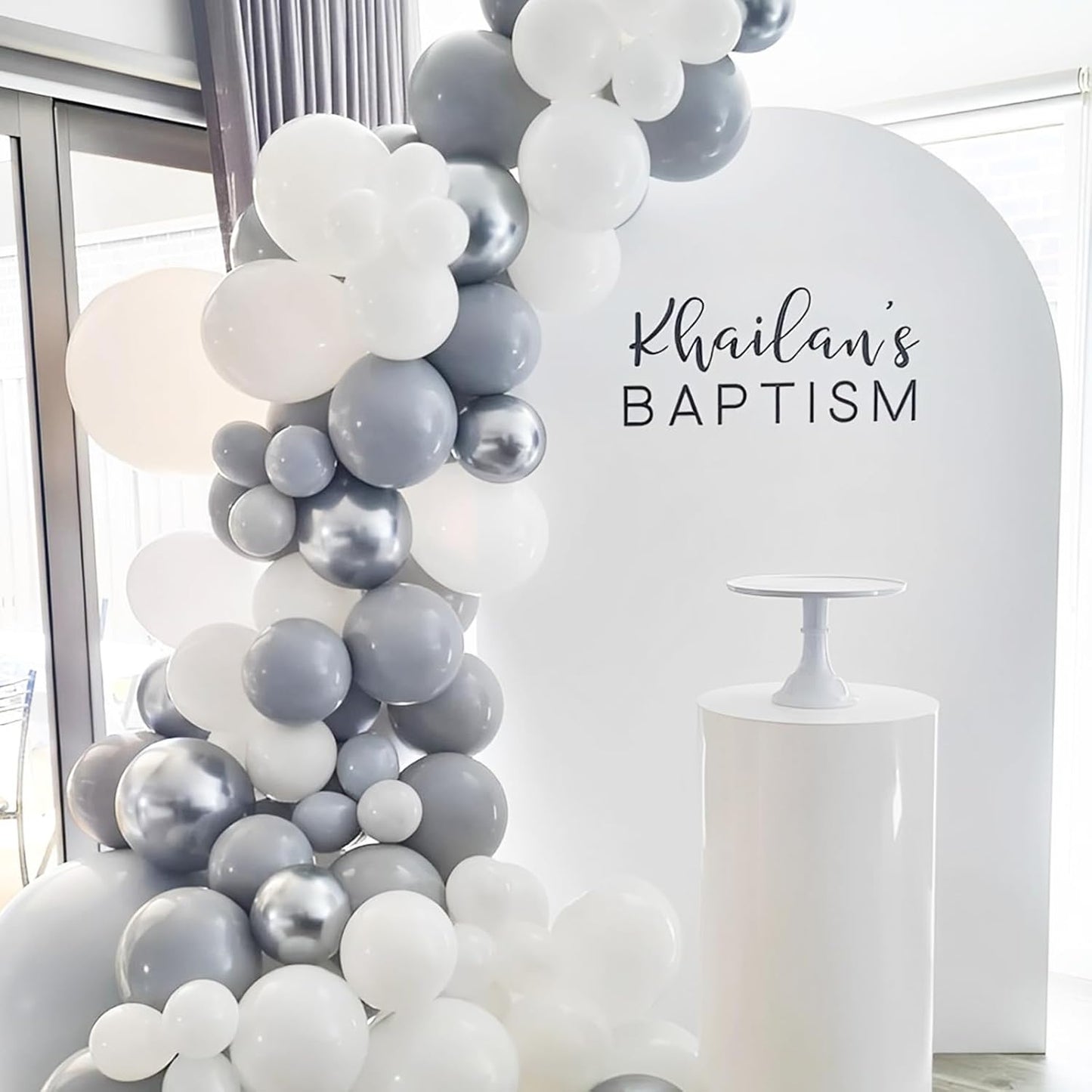 Voircoloria Gray Balloons - 12-Inch Grey Latex Balloons | 66-Pack for Graduation, Weddings & Parties