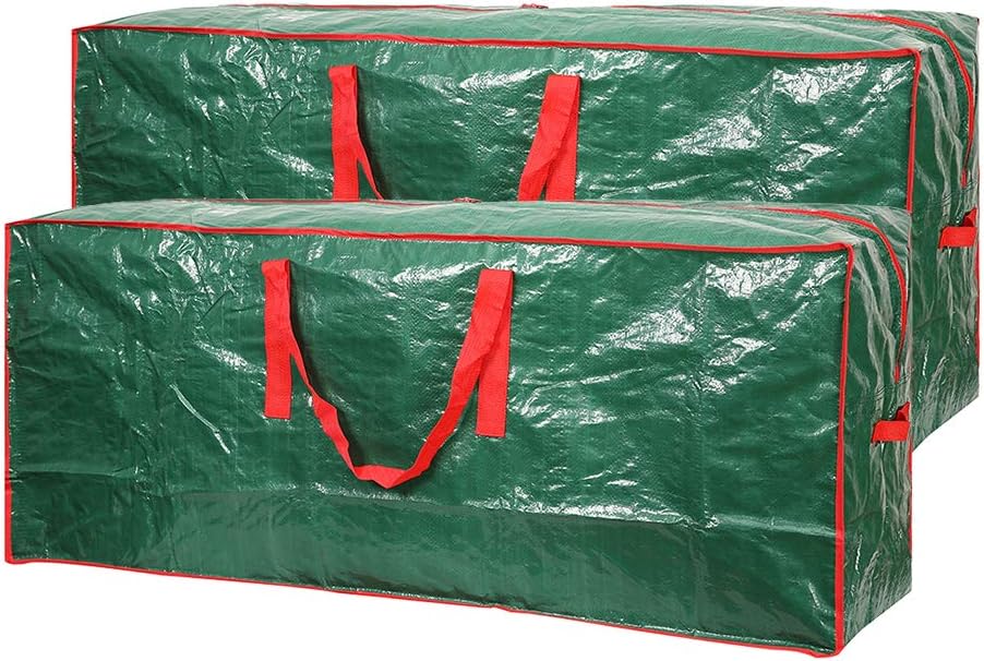 Skiennix Christmas Tree Storage Bag - 2-Pack for Up to 7.5ft Trees | Durable Waterproof Design with Reinforced Handles