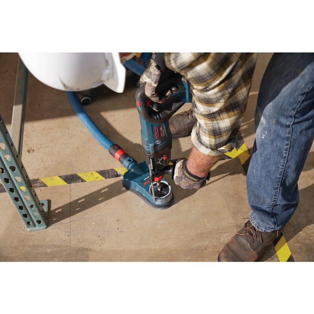 Bosch GBH18V-26DK25 18V EC Brushless SDS-plus® Bulldog™ 1 In. Rotary Hammer Kit with (2) CORE18V 4 Ah Advanced Power Batteries