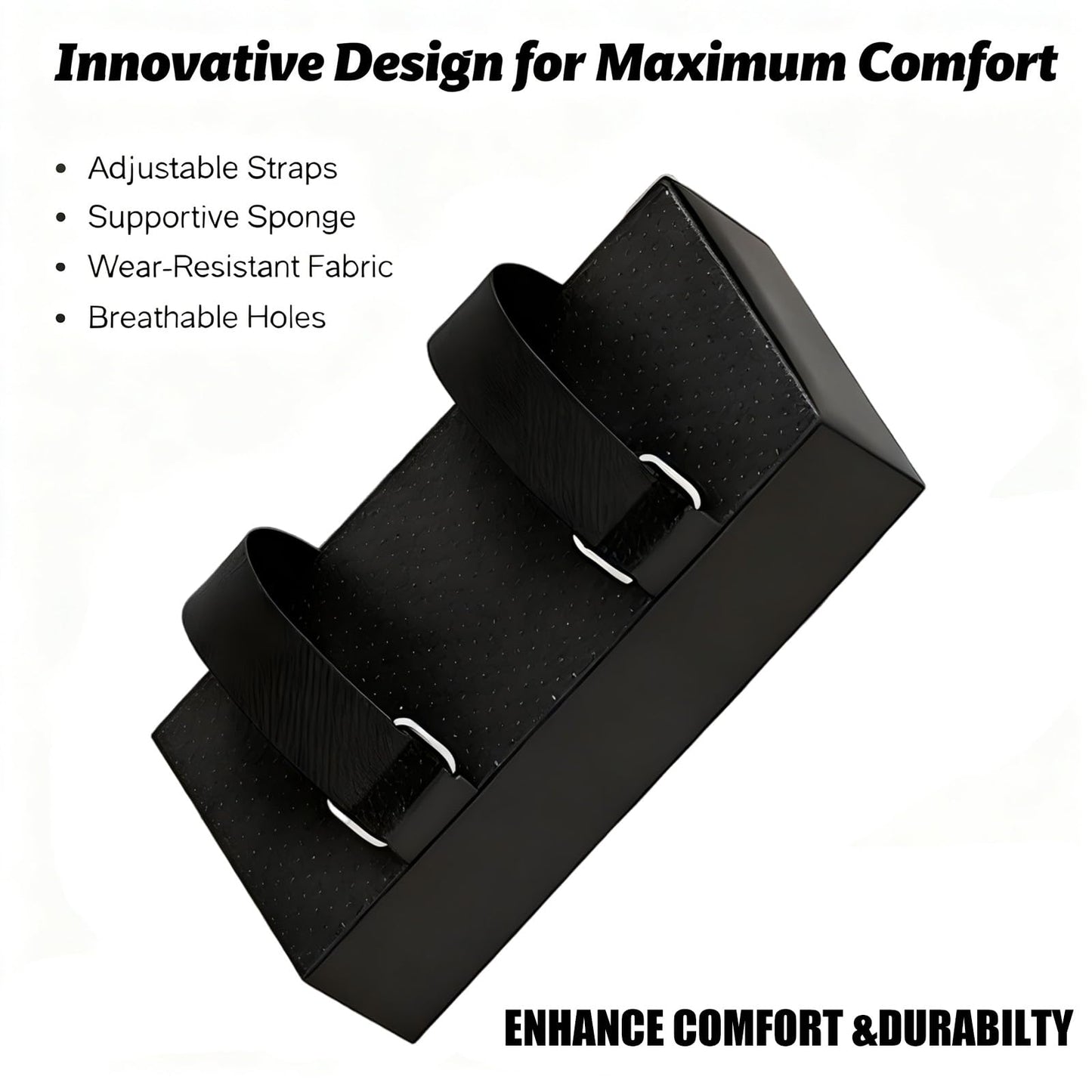 iLIZBay Hack Squat Shoulder Pads 2-Pack, 4cm Thick High-Density Foam Cushion with Adjustable Straps, Pressure Relief Pads Compatible with Hack Squat & Leg Press Machines