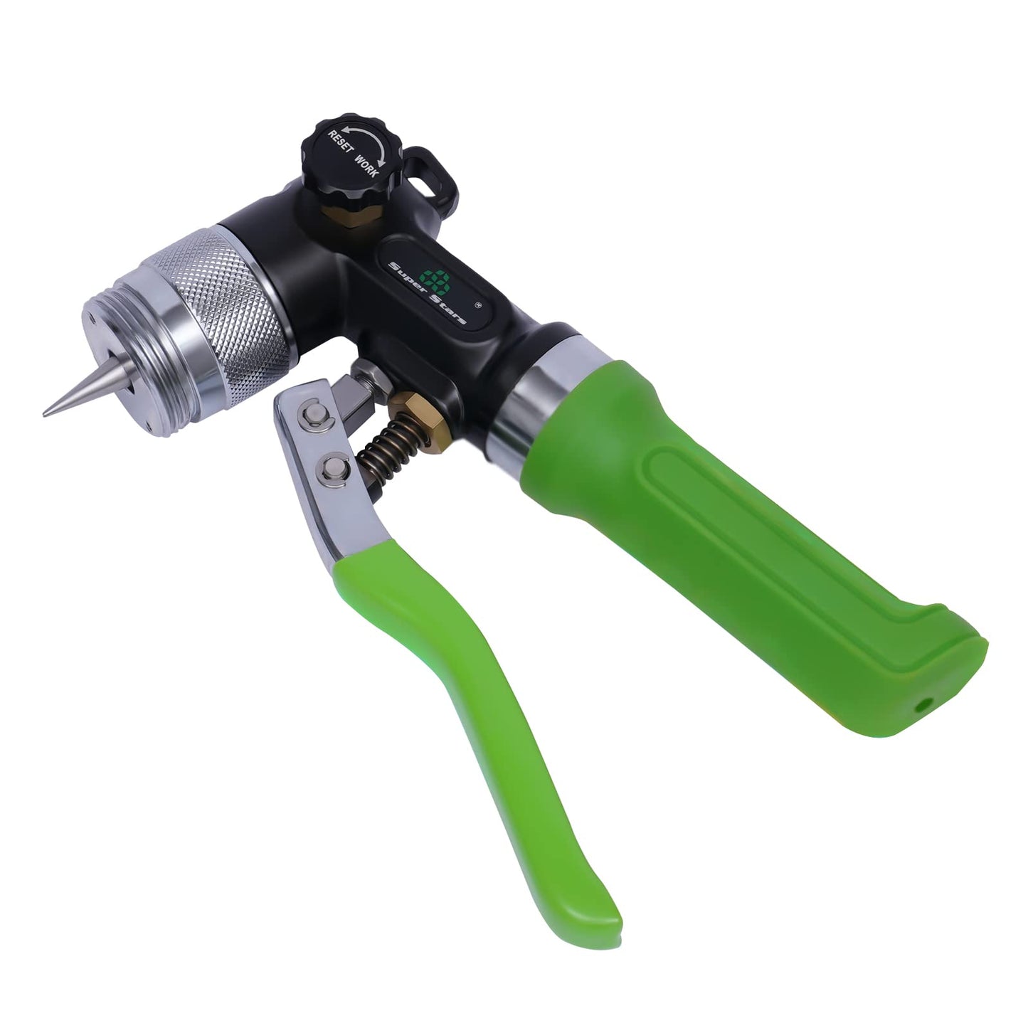 Hydraulic Swaging Tool Kit HVAC for Copper Tubing Expanding 3/8 Inch to 1-1/8 Inch, Hydraulic Tube Expander Tool Swaging Kit with Tube Cutter, Deburring Tool and 7 Expander Heads