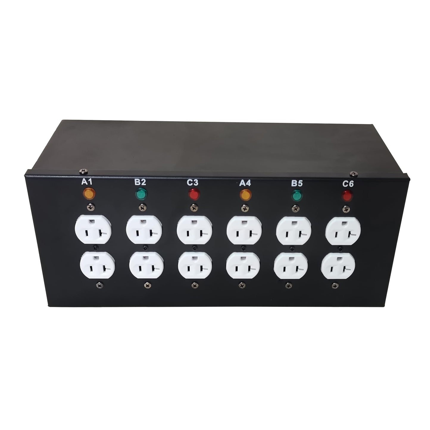 JUNMAN 6 Channel L14-30 to 12 Edison Power Distro Distributor Box