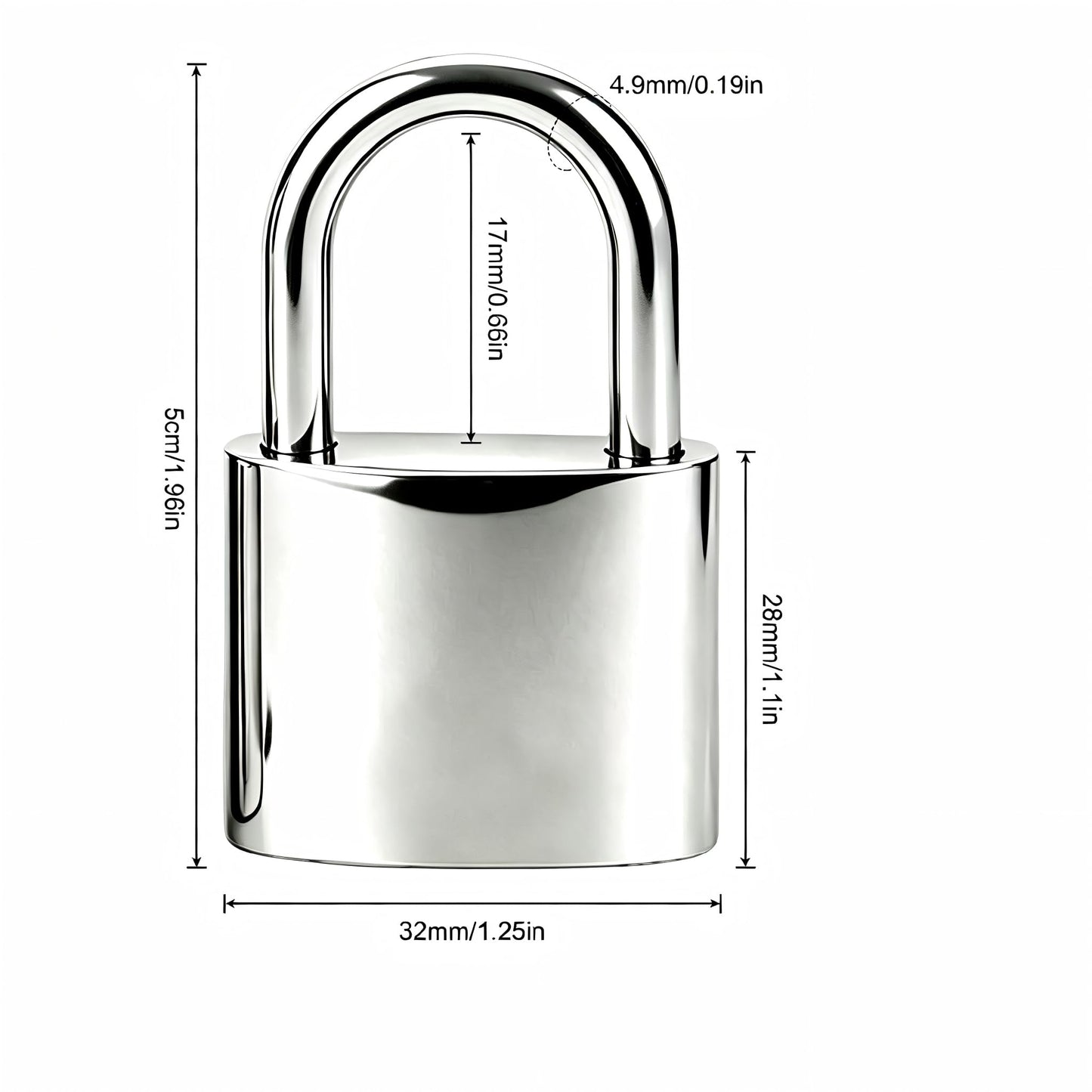 OljezziYa 2 Pcs Small Locker Lock with 3 Keys Alike, Silver Lock Keyed Padlock, Luggage Padlocks for Travel Bags, Securing Luggage, Toolbox, Gym Locker - 32mm(1.25in)