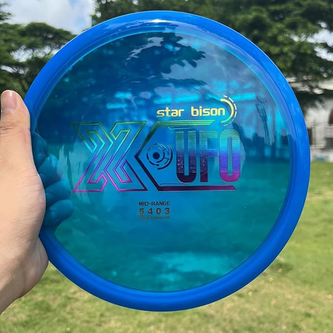 X-UFO Disc Golf Starter Set - 3 Piece Professional Disc Golf Set for Beginners, Lightweight & Portable, Putter Driver Midrange 170g-173g