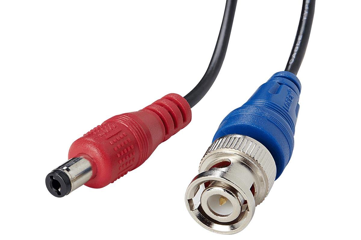 CB60UB4K 60ft (18m) 4K RG59/Power 4K Lorex Premium BNC Siamese Accessory Cable, Supports Analog Cameras