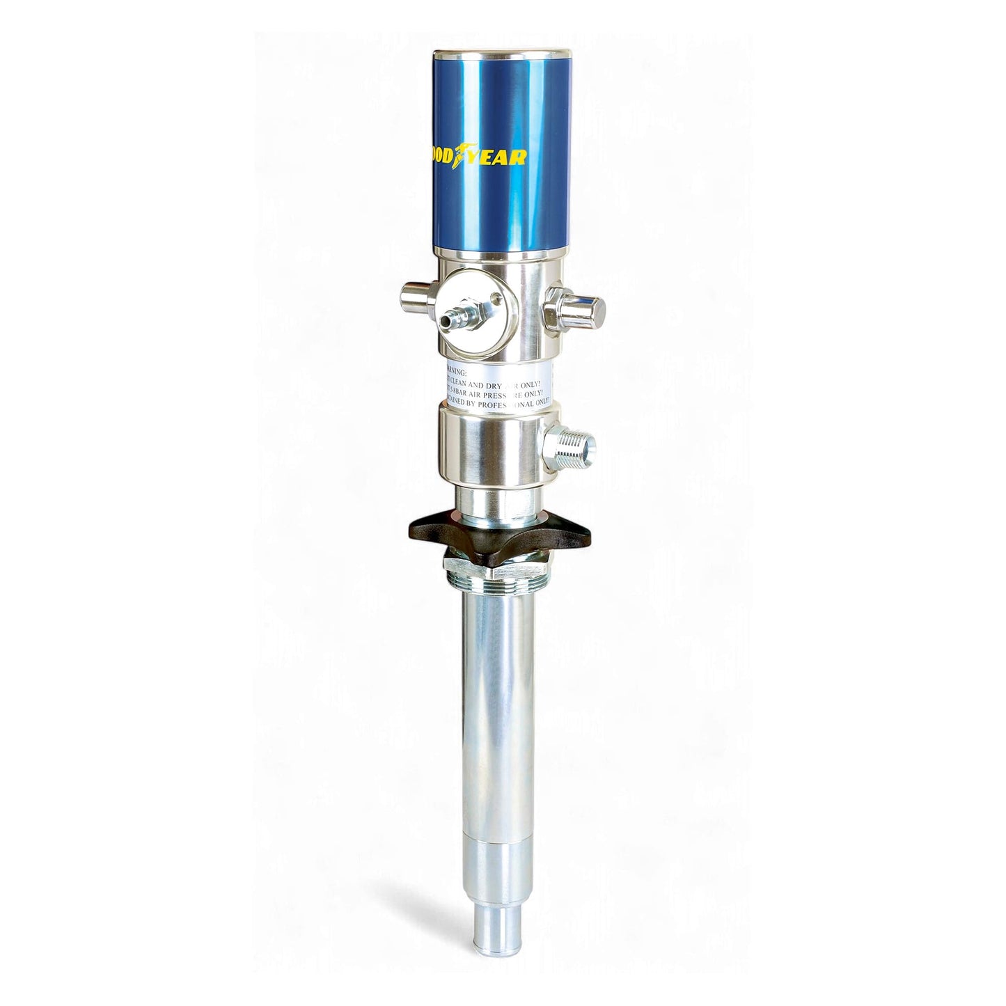 Goodyear Oil Transfer Pump Air Operated Pneumatic 3.1GPM / 12LPM PRO Heavy Duty Double Action 3:1 Fast High Flow Rate for SAE130 Oils/Fluids (NOT for Gasoline or Diesel)