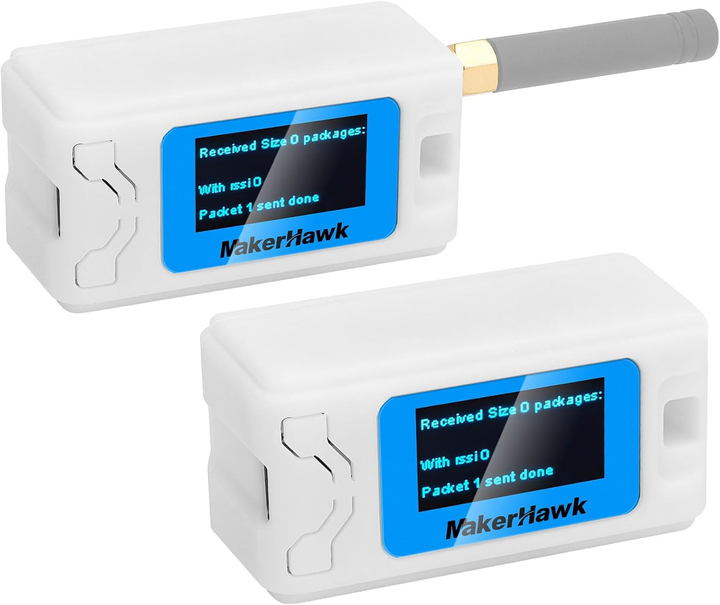 MakerHawk 2 Pack ESP32 V3 Protective Case for LoRa Development Board Antenna OLED Display with Type C and Copper Tube
