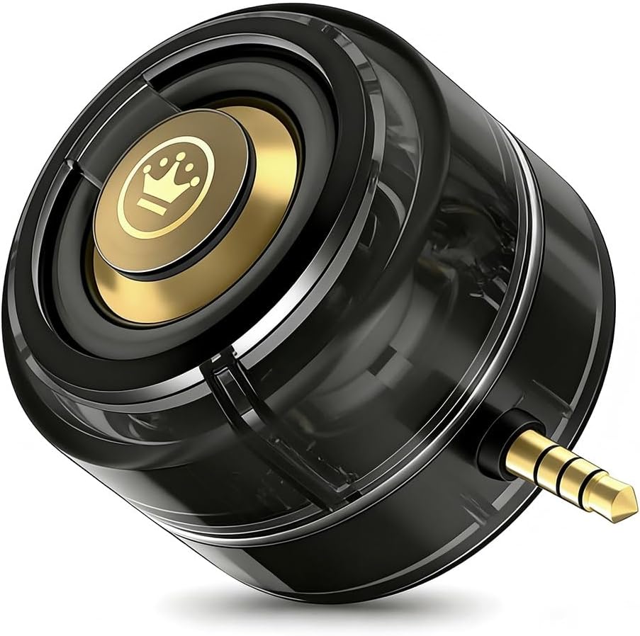 YOBCHYUD 2026 3.5mm MP4 Portable Speaker,Small Speakers with Aux Input Jack,Plug-in Mini Speaker,Sutable
