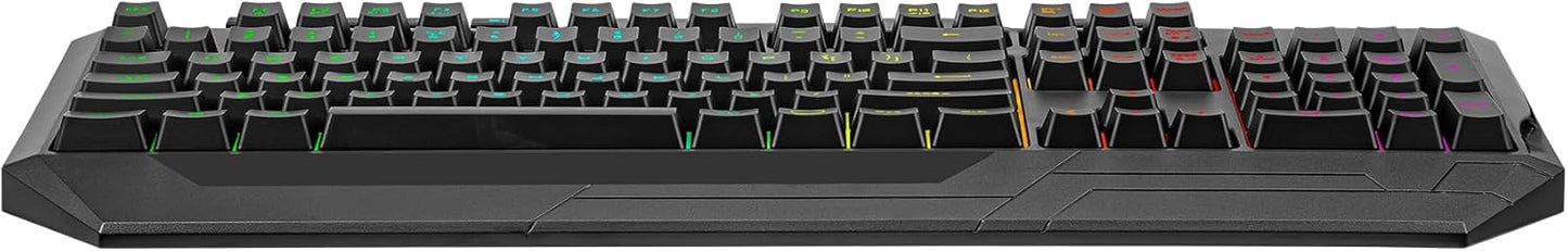 Cooler Master 3 6-Zone 26-Key 5-Zone 4800 Devastator RGB Gaming Keyboard | Mouse Combo, RGB Keyboard, Rollover
