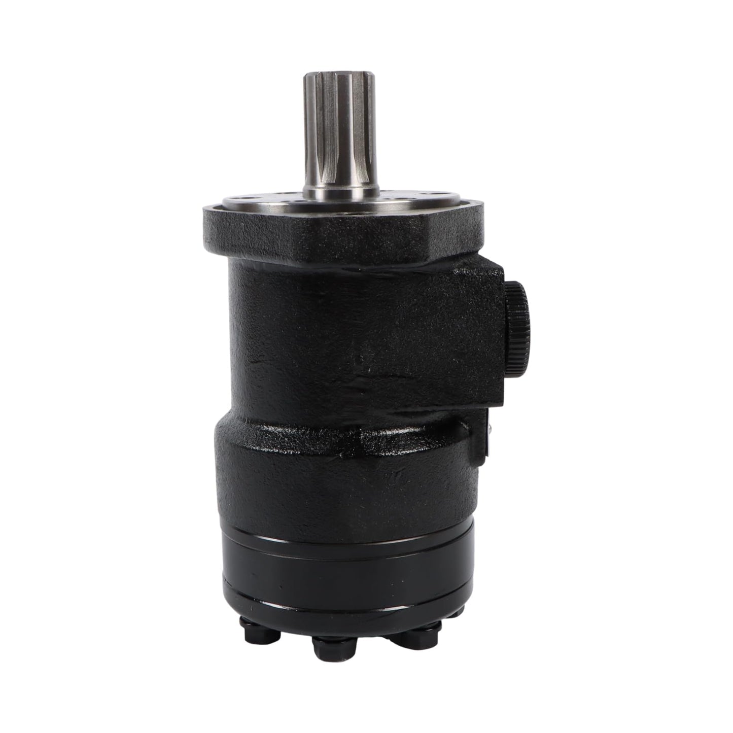 SINOCMP 101-1083-009 Hydraulic Motor Replacement for Char-Lynn H Series, 2-Bolt SAE-A Mount SAE 6B Splined Shaft SAE O-Ring Ports, Low Speed High Torque for Construction Agricultural Machinery