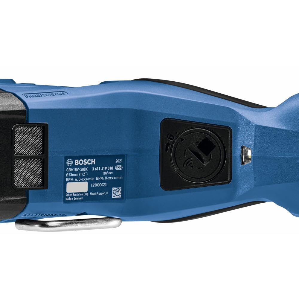 Bosch GBH18V-28DCN 18V Brushless Connected-Ready SDS-plus® Bulldog™ 1-1/8 In. Rotary Hammer (Bare Tool)