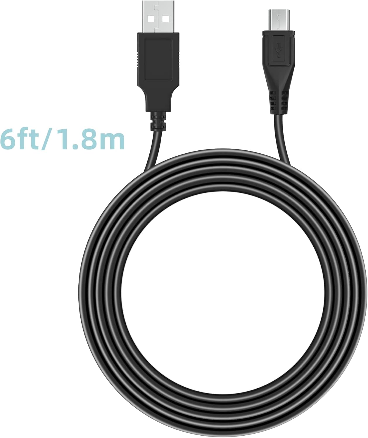 (6FT) Digital2 MP3 D2-430 USB DC Power Charger + Data Cable Cord Lead for Media Player