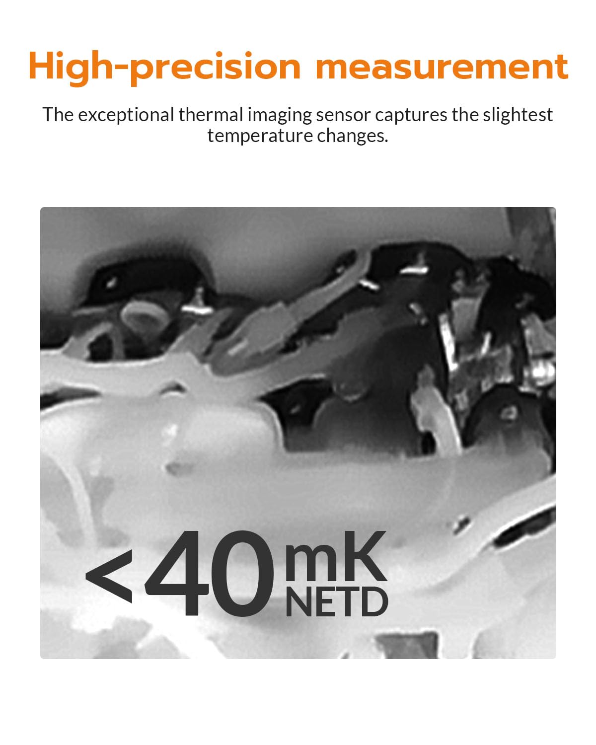 AccuMEMS GT24S Thermal Camera with Thermometer Mode, 320×240 UIRA-IR Enhanced Resolution, 256×192 Native IR, HVAC & Electrical Thermal Imaging Camera with Temp Alarm, -4°F~1202°F, NETD < 40 mK, 25Hz